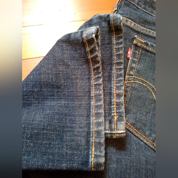 Levi's 545 skinny jean floral design piping interior - 12 - Picture 3 of 6